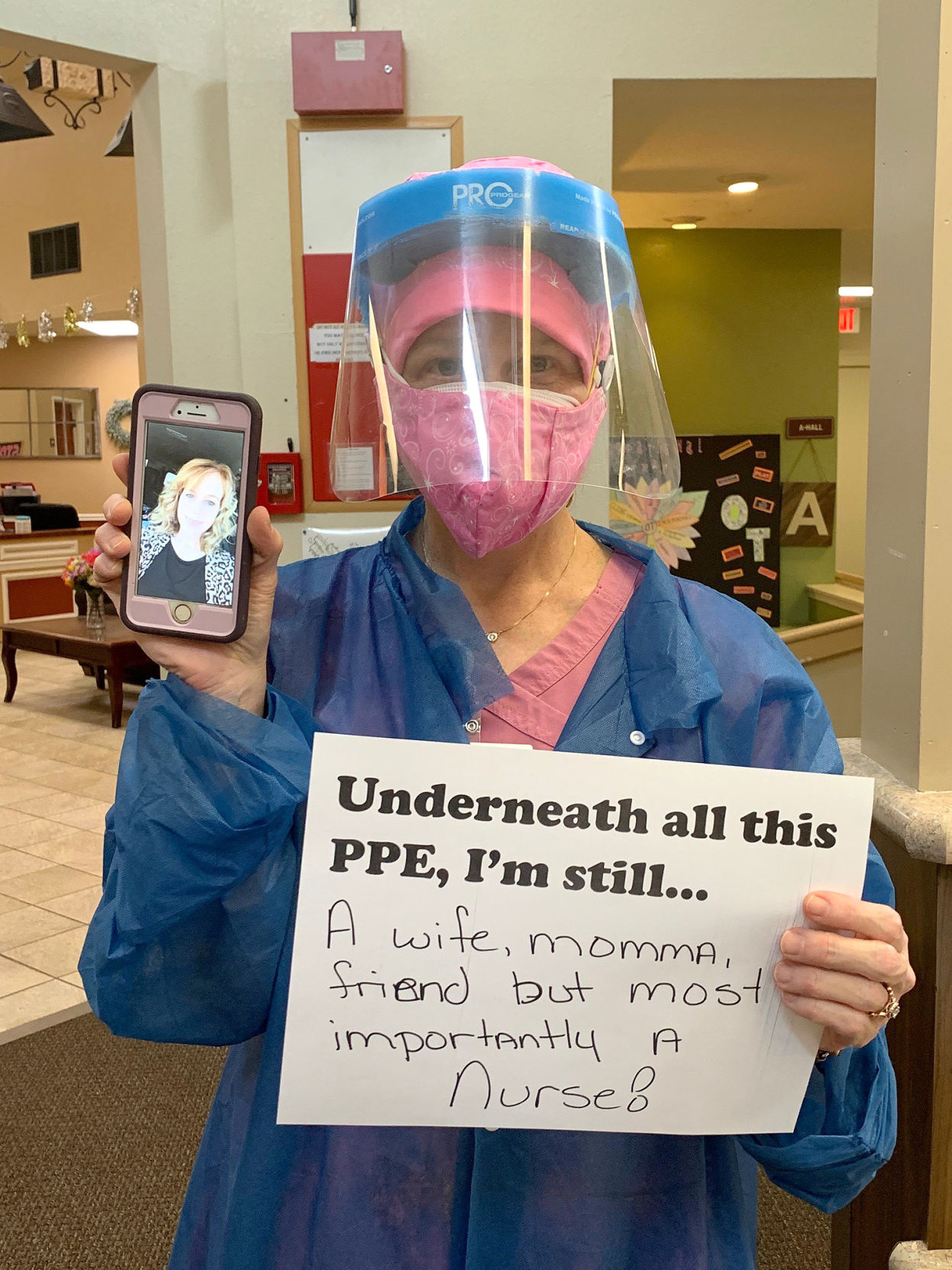 Briarcliff staff in PPE